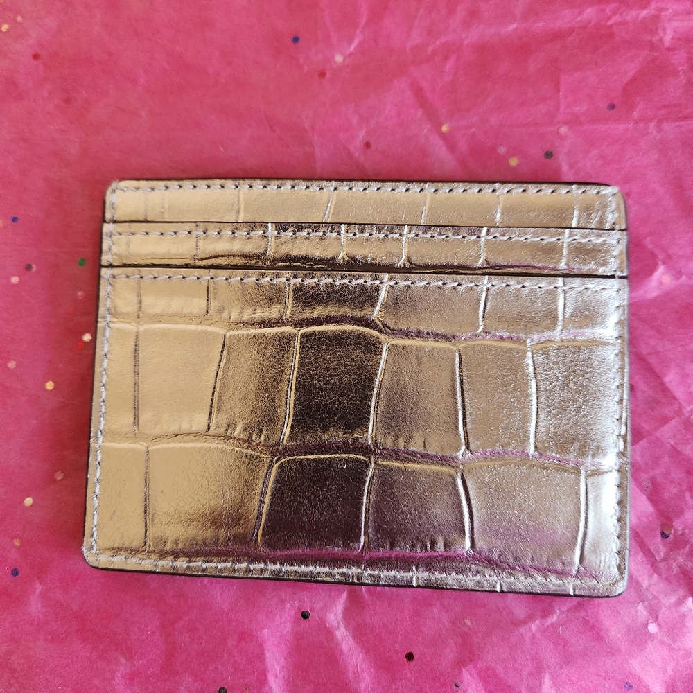 Kate Spade New York Knott Croc Embossed Mini Flap Crossbody 4 pc set NWT - Picture 7 of 12